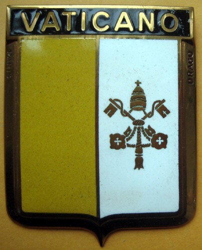 Badge auto car - drago, 1950s