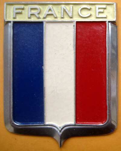 Badge auto car drago 1950s